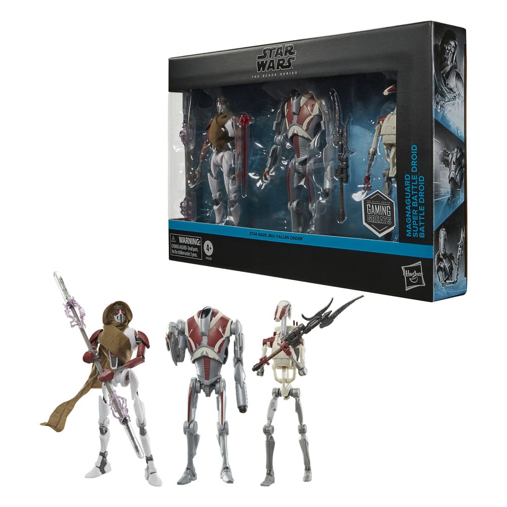 Star Wars Magna Guard Super Battle Droid Battle Droid Star Wars Jedi Survivor Black Series Action Figure 3 Pack