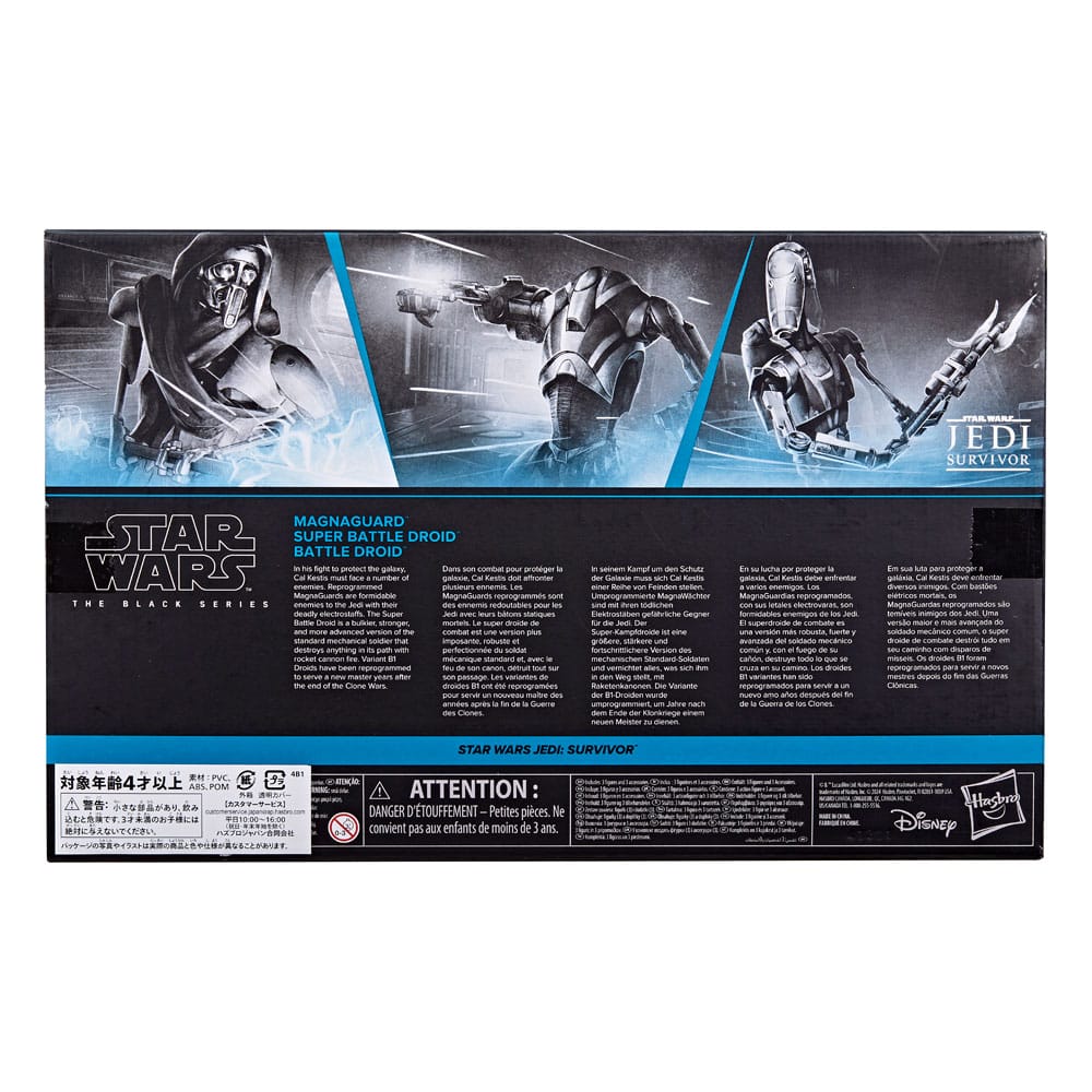 Star Wars Magna Guard Super Battle Droid Battle Droid Star Wars Jedi Survivor Black Series Action Figure 3 Pack