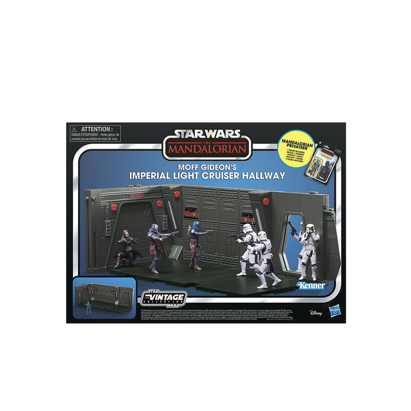 Star Wars The Vintage Collection Moff Gideon's Imperial Light Cruiser Hallway Set, side angle
