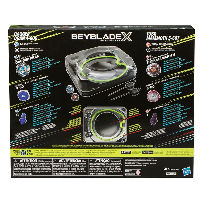 Beyblade X - Xtreme Battle Set, close-up detail