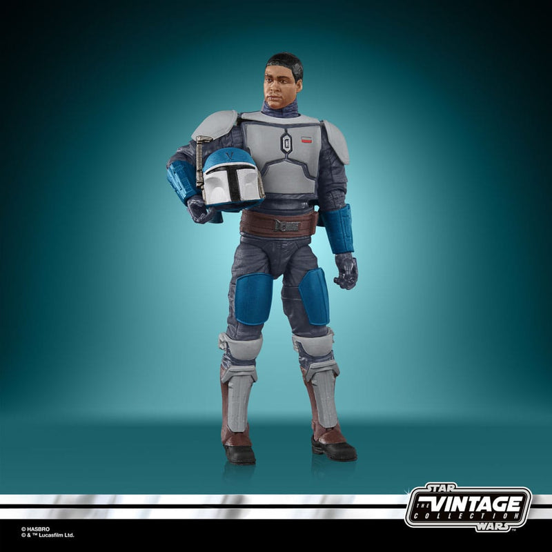 Star Wars The Vintage Collection Mandalorian Fleet Commander Action Figure, side angle