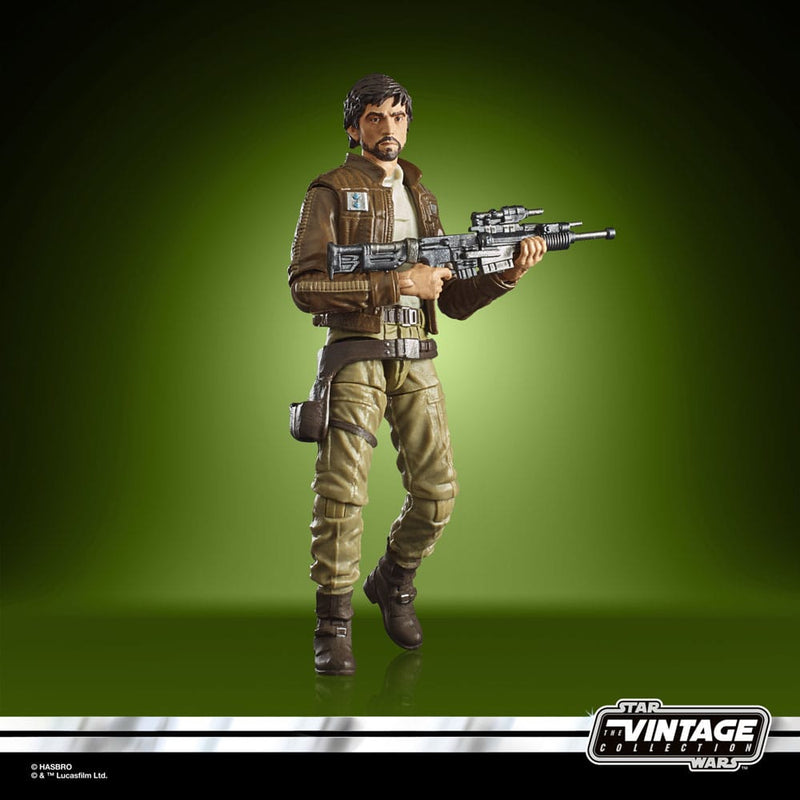 Star Wars Rogue One Vintage Collection Action Figure Captain Cassian Andor, side angle