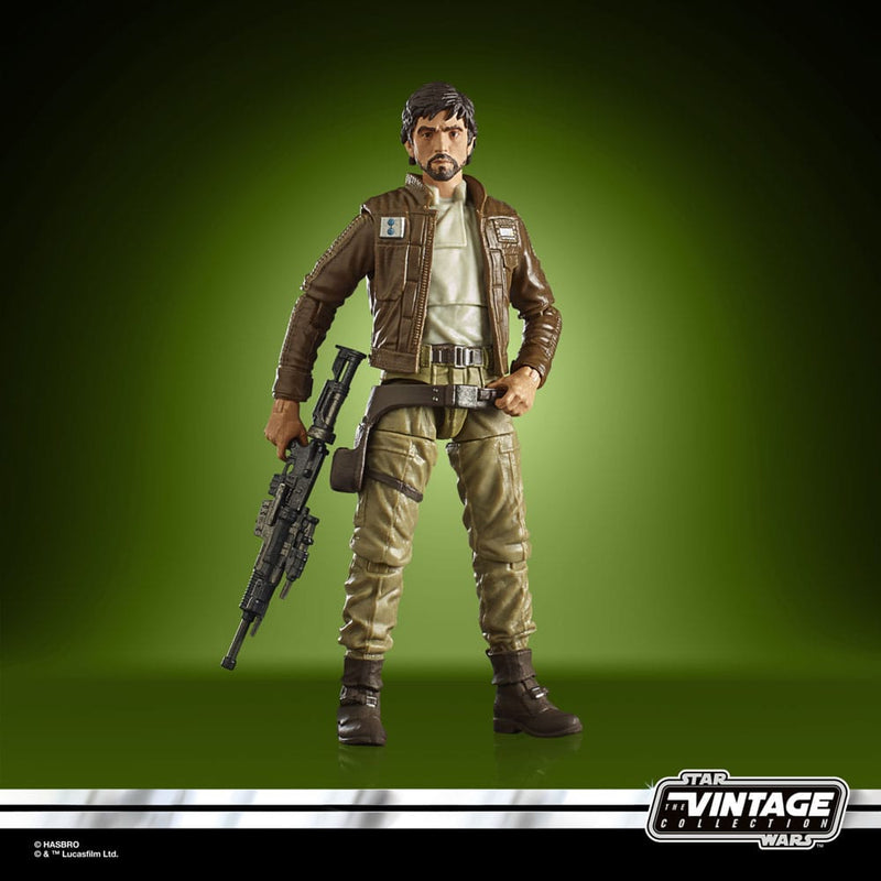 Star Wars Rogue One Vintage Collection Action Figure Captain Cassian Andor, close-up detail