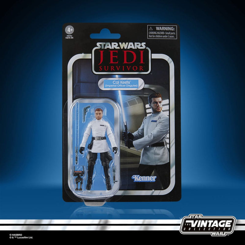 Star Wars The Vintage Collection Cal Kestis (Imperial Officer Disguise) Action Figure, alternate view