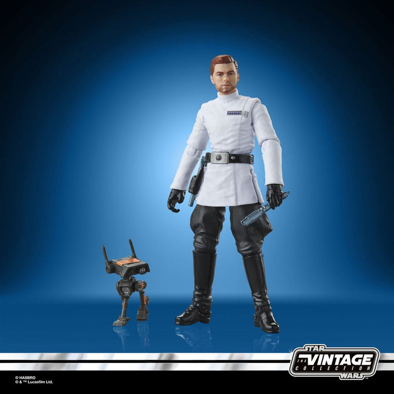 Star Wars The Vintage Collection Cal Kestis (Imperial Officer Disguise) Action Figure, close-up detail
