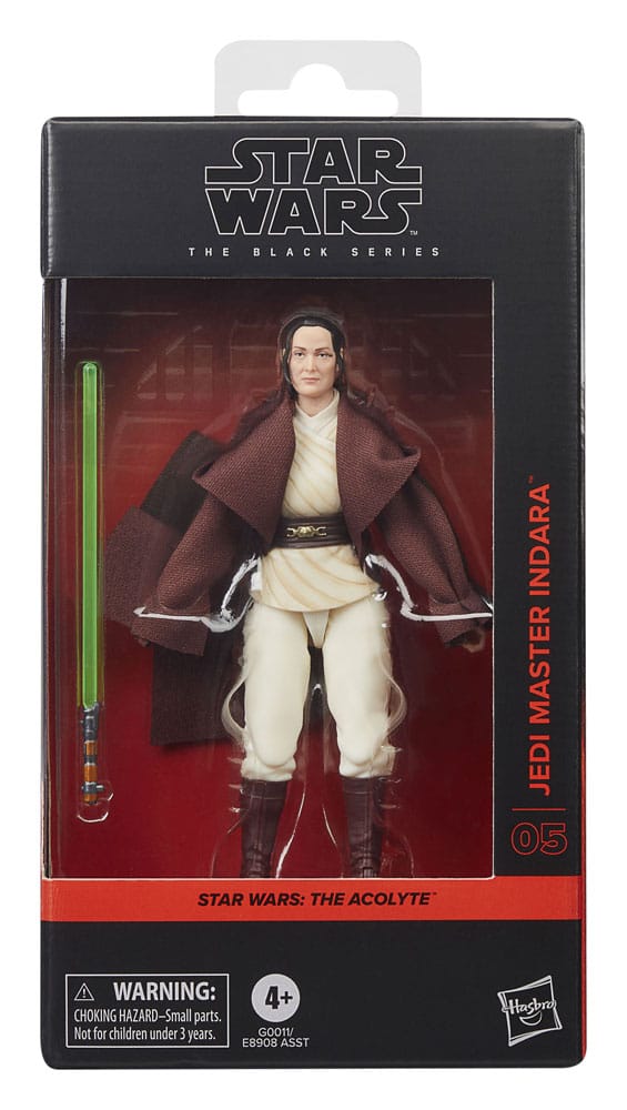 Star Wars The Acolyte The Black Series Jedi Master Indara 6" Action Figure, side angle