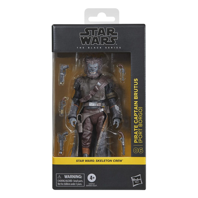 Star Wars The Black Series Skeleton Crew Pirate Captain Brutus (Port Borgo) 6" Action Figure, alternate view
