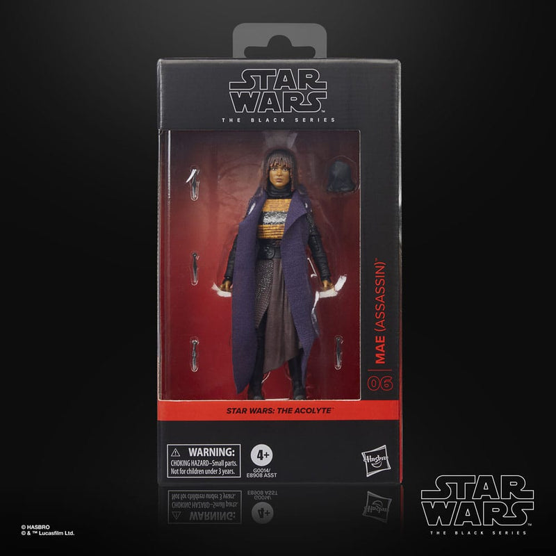 Star Wars The Acolyte The Black Series Mae (Assassin) 6" Action Figure, alternate view