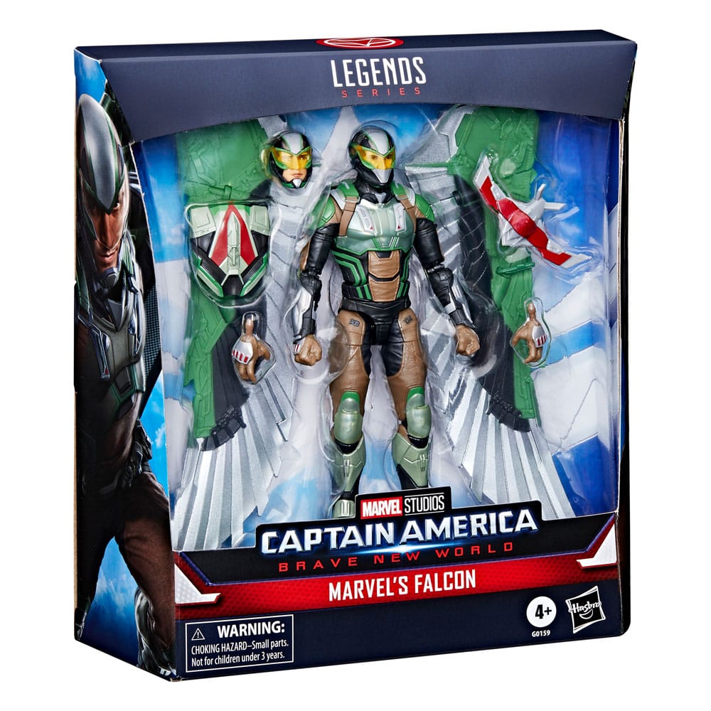 Captain America Brave New World Marvels Falcon Marvel Legends Action Figure 15 cm
