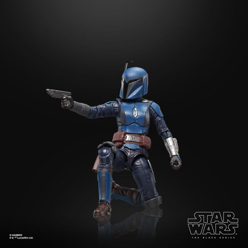 Star Wars The Black Series Mandalorian Nite Owl 6" Action Figure, side angle