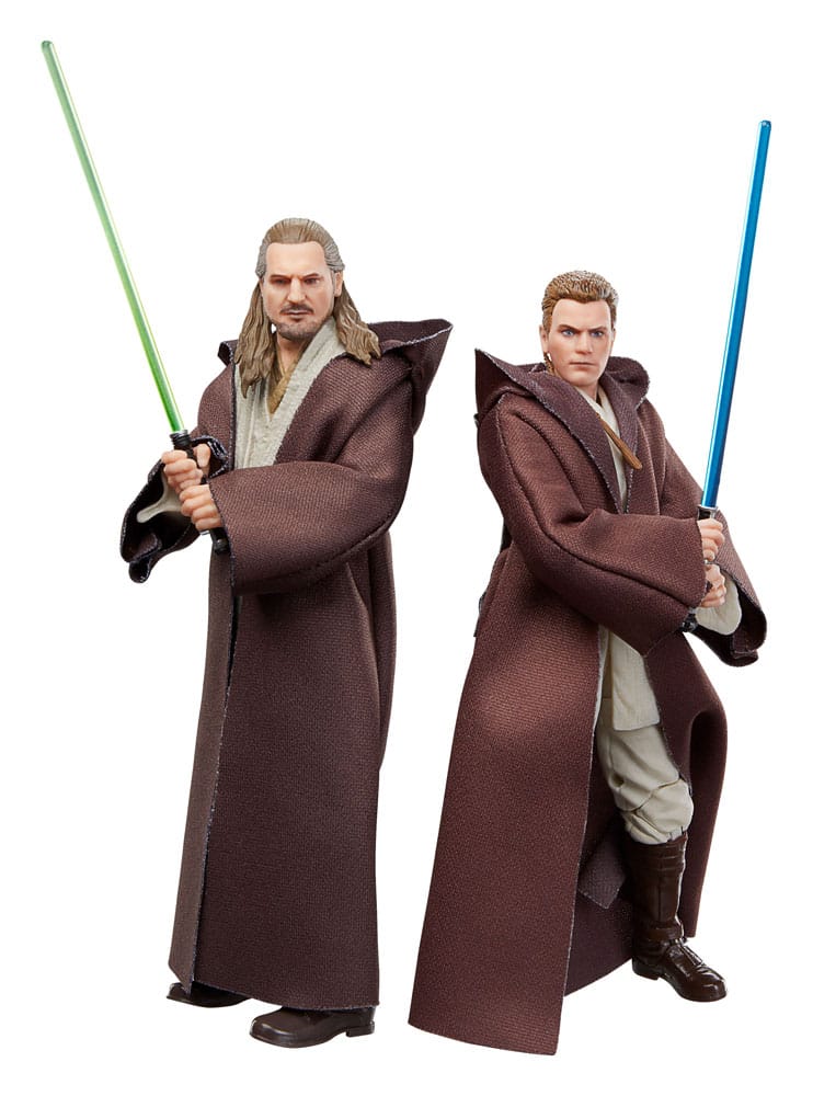 Star Wars The Black Series Star Wars The Phantom Menace 3-Pack Action Figures, side angle