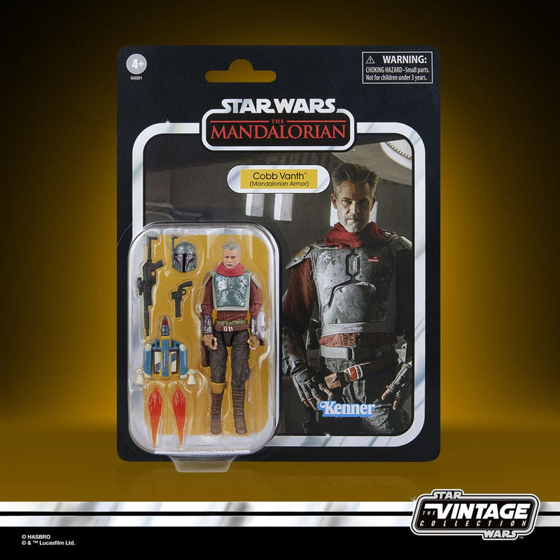 Star Wars The Vintage Collection Cobb Vanth (Mandalorian Armor) Deluxe Figure, alternate view
