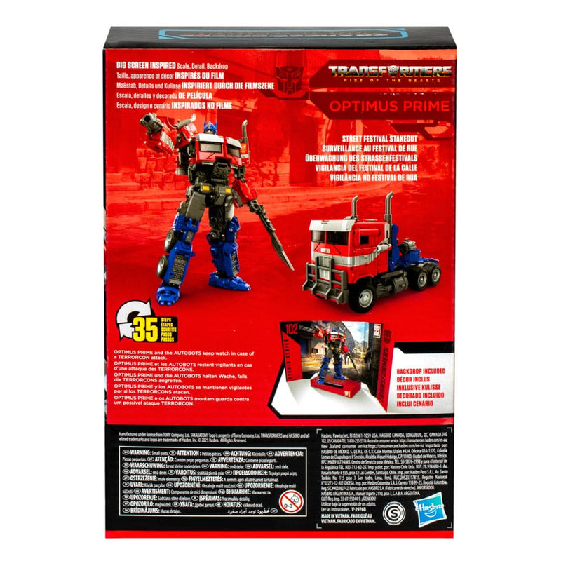 Transformers Studio Series Voyager Class Transformers: Rise of the Beasts 102 Optimus Prime Action Figure, alternate view