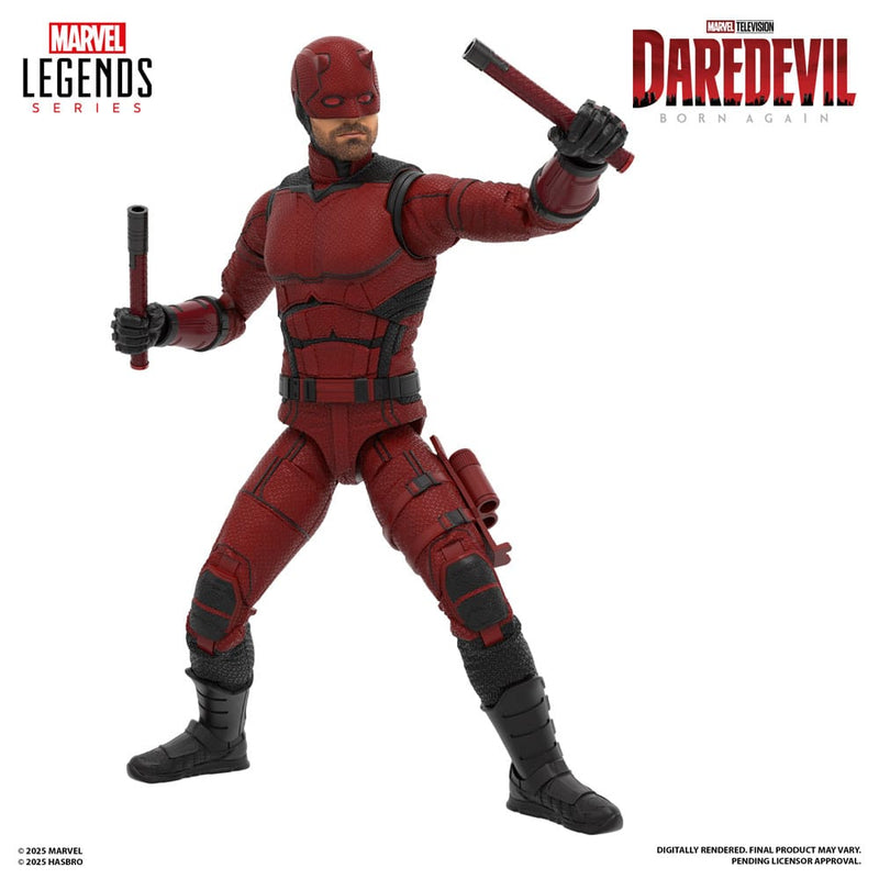 Marvel Legends Daredevil Daredevil Born Again Action Figure 15 cm, side angle