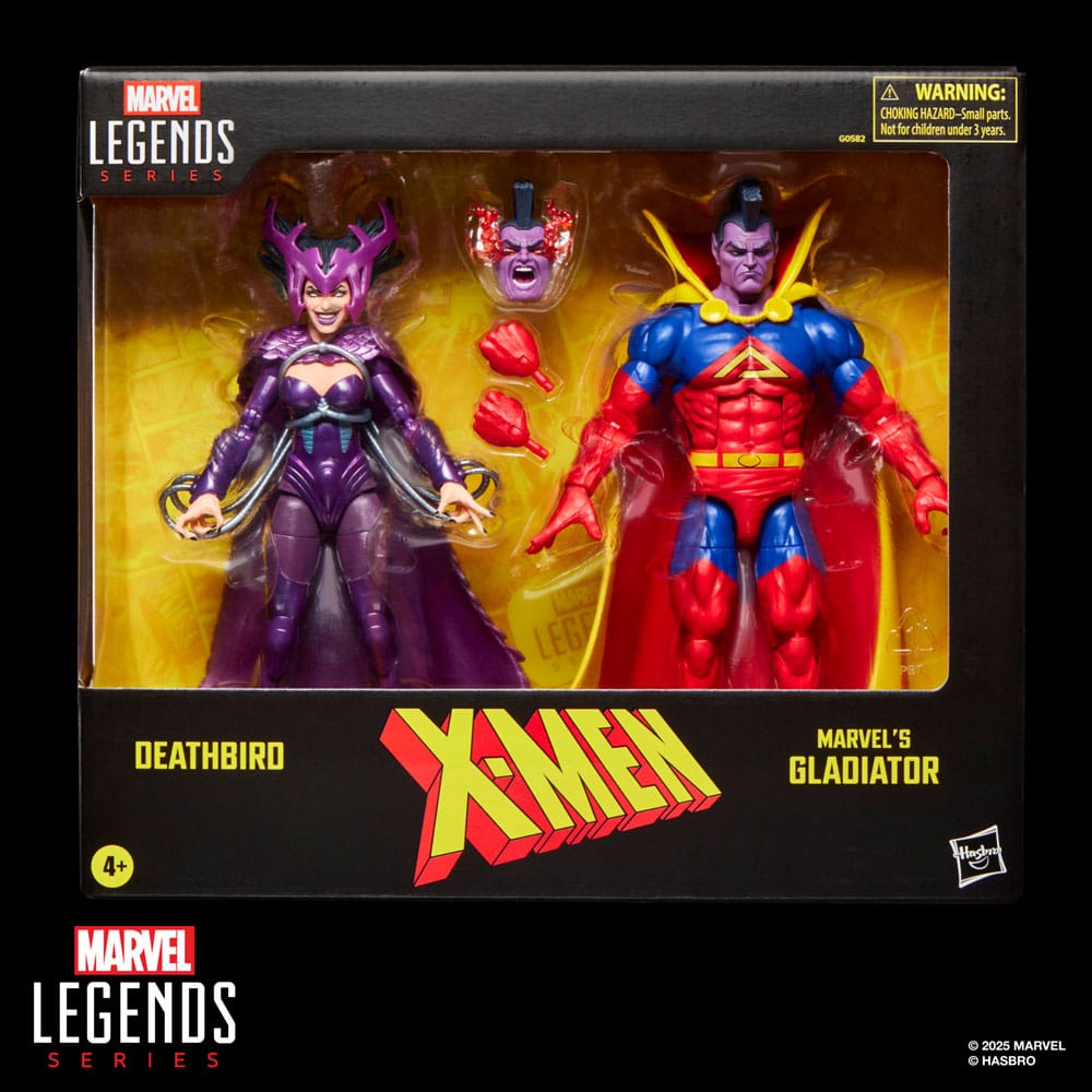 Marvel Legends Series X-Men Deathbird & Marvel’s Gladiator 2-Pack Action Figures