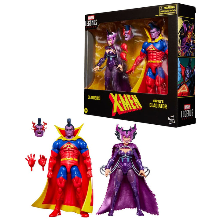 Marvel Legends Series X-Men Deathbird & Marvel’s Gladiator 2-Pack Action Figures