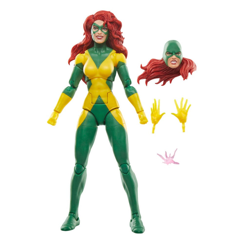 Marvel Legends Marvel Jean Grey The Uncanny X Men Action Figure, in display