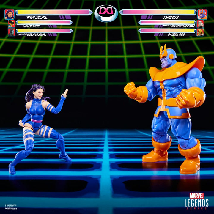 Marvel Legends Series Gamerverse Psylocke vs. Thanos 2-Pack Action Figures