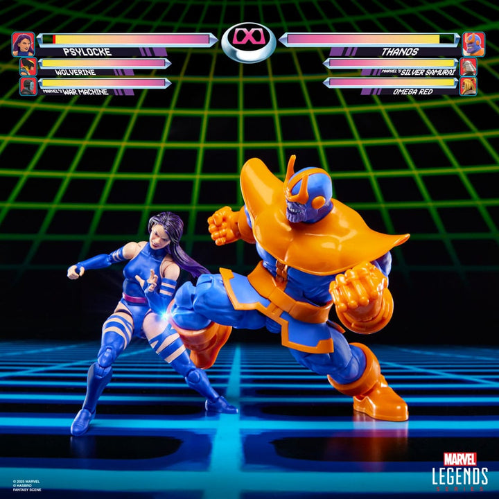 Marvel Legends Series Gamerverse Psylocke vs. Thanos 2-Pack Action Figures