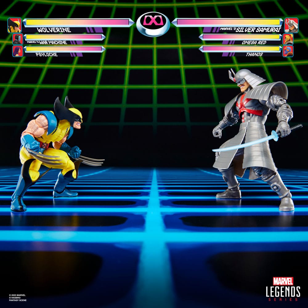 Marvel Legends Series Gamerverse Wolverine vs Marvel's Silver Samurai 6" Action Figures