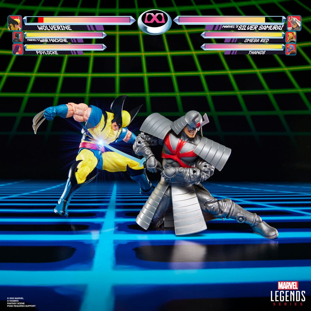 Marvel Legends Series Gamerverse Wolverine vs Marvel's Silver Samurai 6" Action Figures