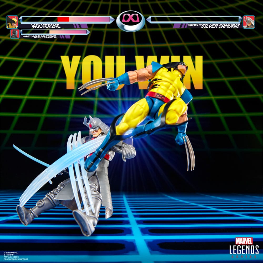 Marvel Legends Series Gamerverse Wolverine vs Marvel's Silver Samurai 6" Action Figures