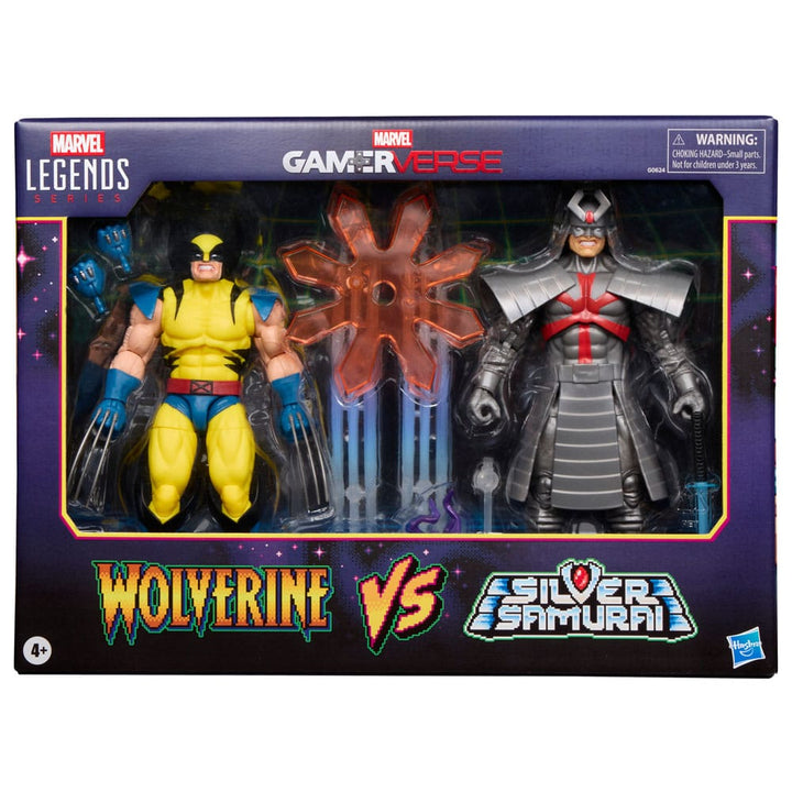 Marvel Legends Series Gamerverse Wolverine vs Marvel's Silver Samurai 6" Action Figures