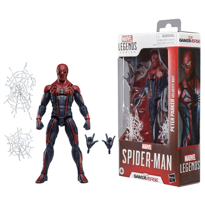 Marvel Legends Series Gamerverse Velocity Suit Peter Parker 6" Action Figure