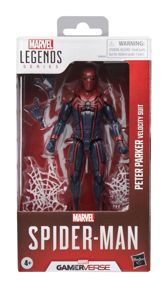 Marvel Legends Series Gamerverse Velocity Suit Peter Parker 6" Action Figure