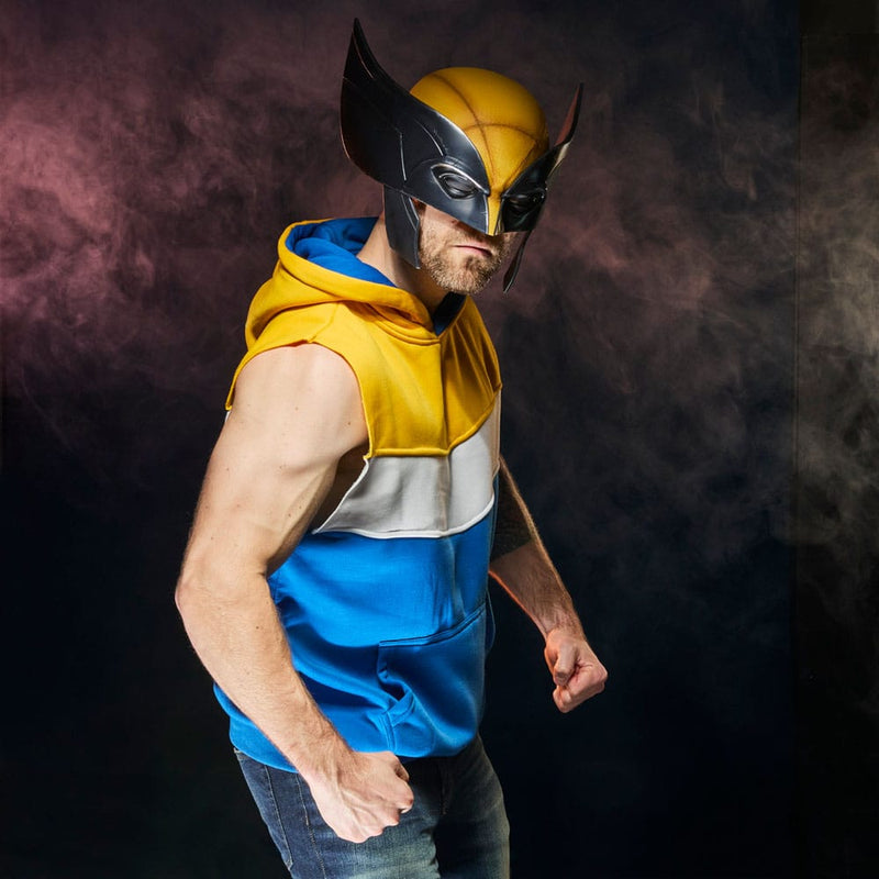 Marvel Legends Series Wolverine Premium Roleplay Mask, rear view