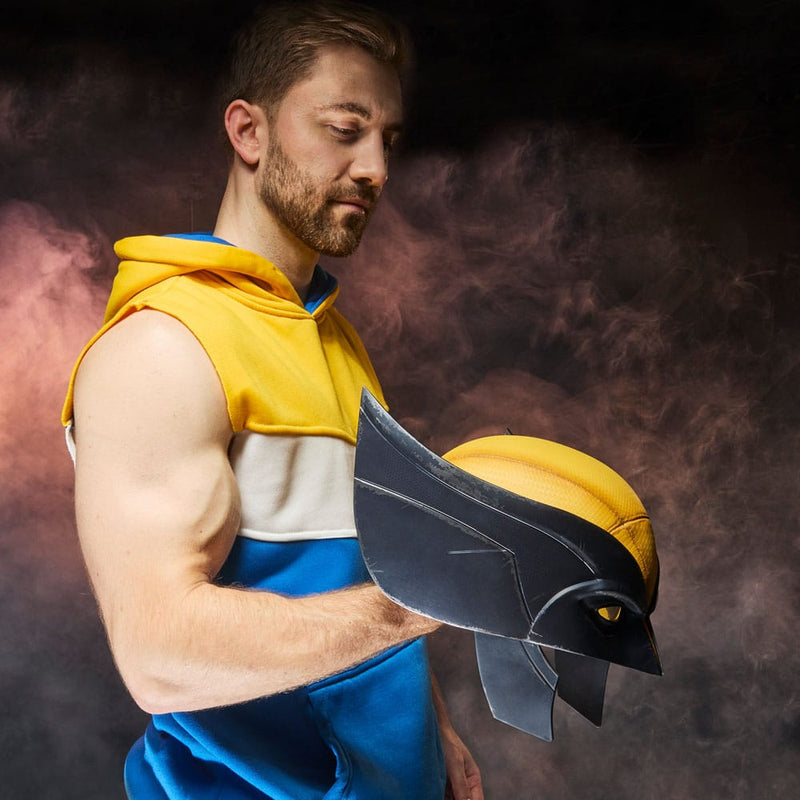 Marvel Legends Series Wolverine Premium Roleplay Mask, size reference