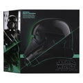 Star Wars Rogue One Imperial Death Trooper Black Series Electronic Helmet, rear view