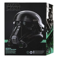 Star Wars Rogue One Imperial Death Trooper Black Series Electronic Helmet, packaging shot