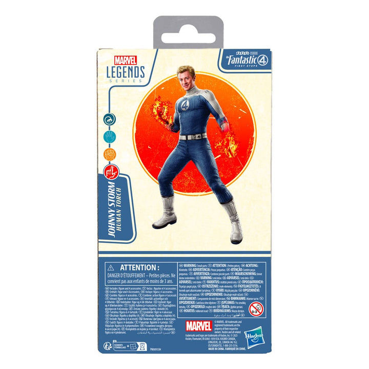 Marvel Legends The Fantastic Four First Steps Johnny Storm 6" Action Figure