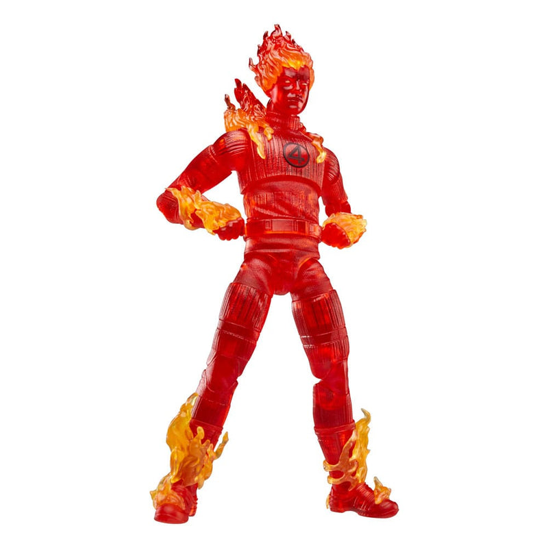 Marvel Legends The Fantastic Four First Steps Human Torch 6" Action Figure, side angle