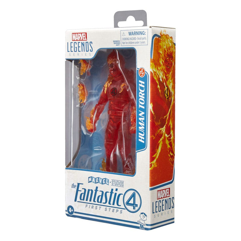 Marvel Legends The Fantastic Four First Steps Human Torch 6" Action Figure, rear view