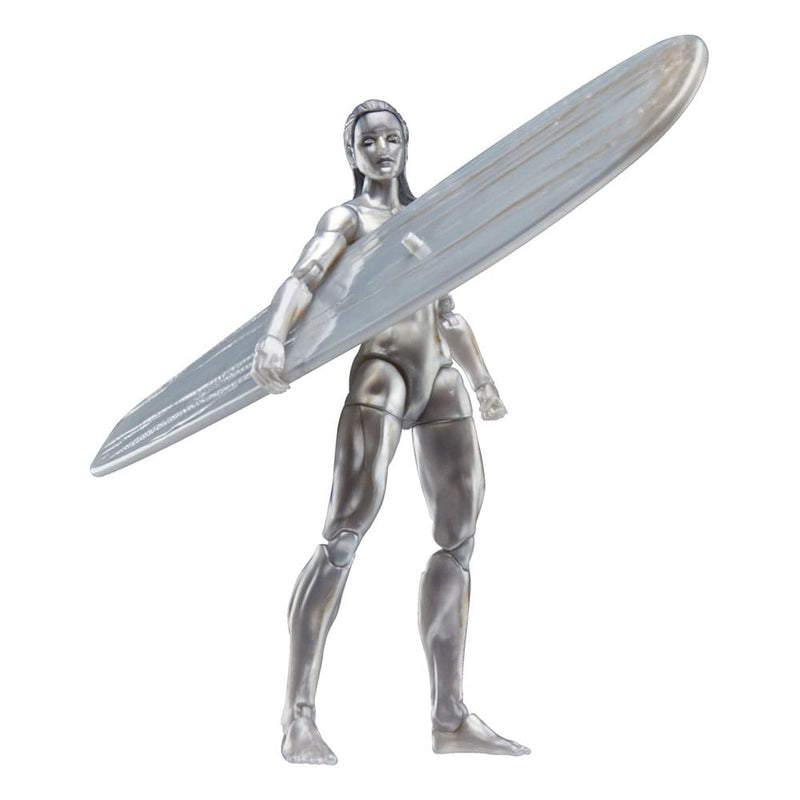 Marvel Legends The Fantastic Four First Steps Silver Surfer 6" Action Figure, packaging shot