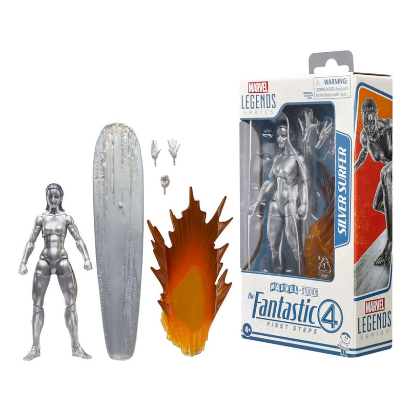 Marvel Legends The Fantastic Four First Steps Silver Surfer 6" Action Figure, alternate view