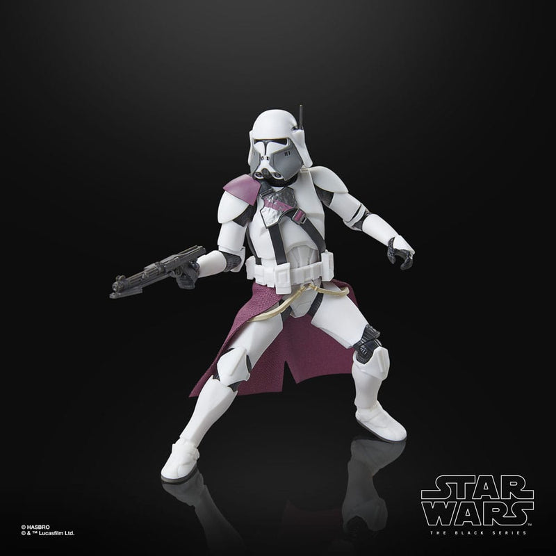 Star Wars Episode III Commander Bacara Black Series Action Figure 15 cm, size reference