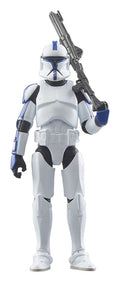 Star Wars The Vintage Collection Clone Trooper Lieutenant (Teth) Action Figure, close-up detail