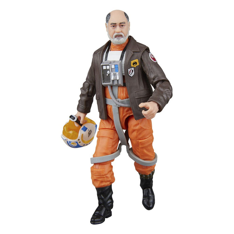 Star Wars The Vintage Collection Carson Teva The Mandalorian Action Figure, in display