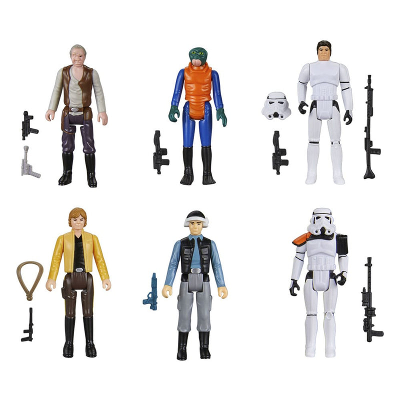 Star Wars Episode IV Retro Collection Action Figure 6-Pack 10 cm, side angle