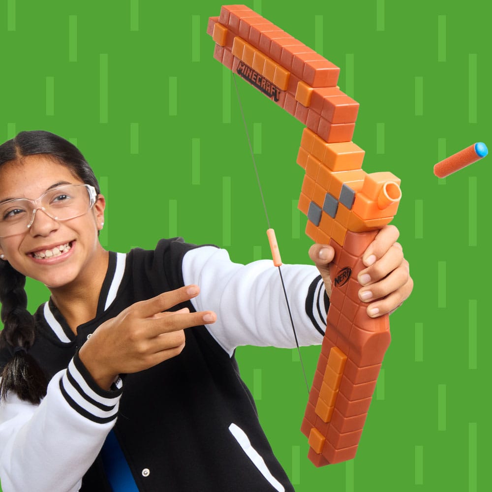 NERF Dart Firing Bow Minecraft Blaster