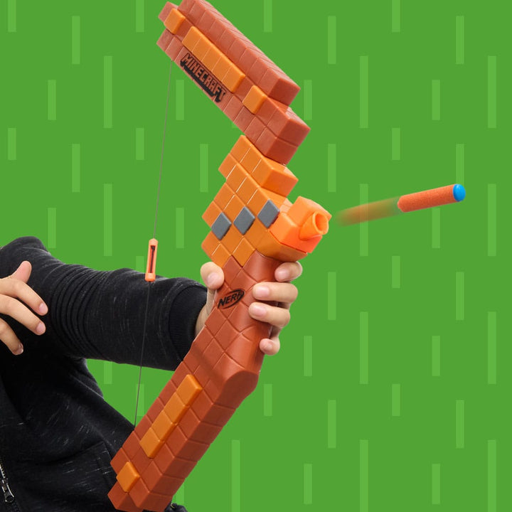 NERF Dart Firing Bow Minecraft Blaster