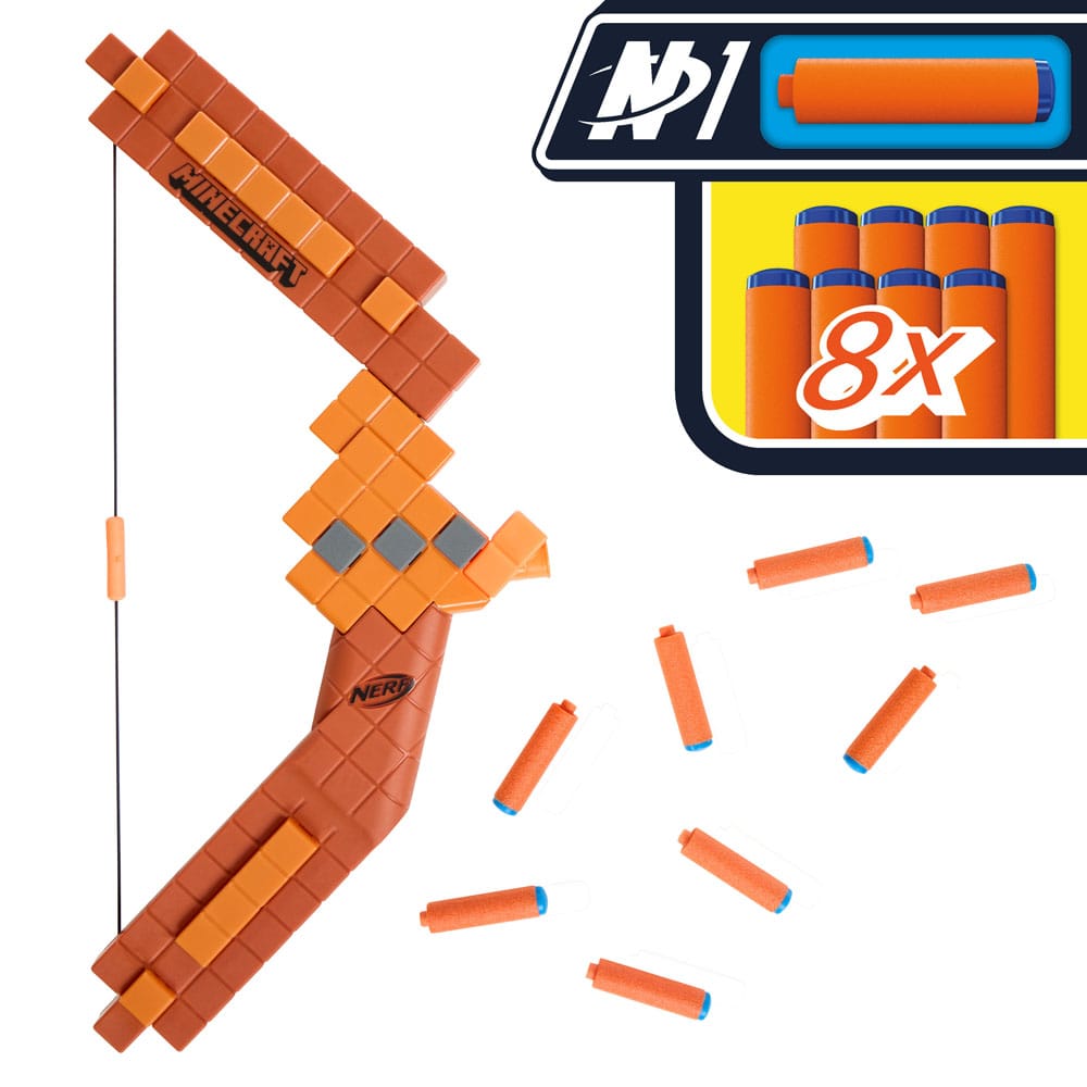 NERF Dart Firing Bow Minecraft Blaster