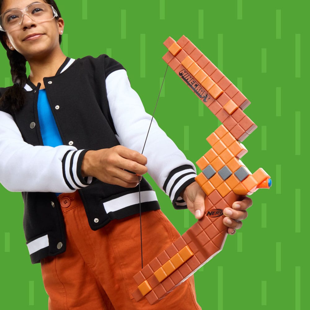 NERF Dart Firing Bow Minecraft Blaster