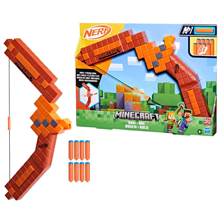 NERF Dart Firing Bow Minecraft Blaster
