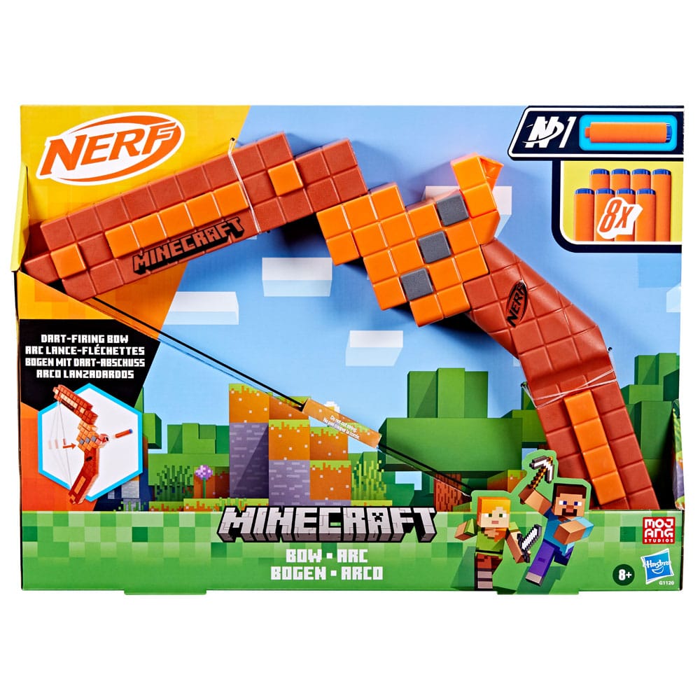 NERF Dart Firing Bow Minecraft Blaster