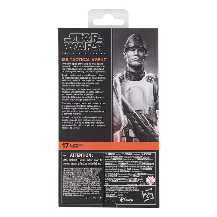 Star Wars Andor ISB Tactical Agent Black Series Action Figure 15 cm