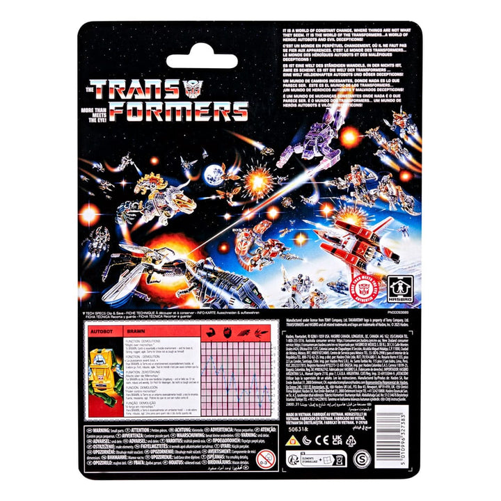 Transformers Retro G1 Autobot Brawn Action Figure